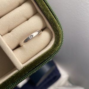 Tiffany & Co. Elsa Peretti Sterling Silver Diamond Ring